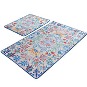 Ceramica Dijital Baskılı 2li Set Banyo Halısı, Kaymaz Taban, Yıkanabilir Bonvagon