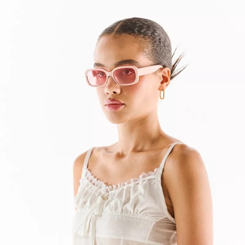 Chiara Toz Pembe Unisex Güneş Gözlüğü  Pembe Degrade
