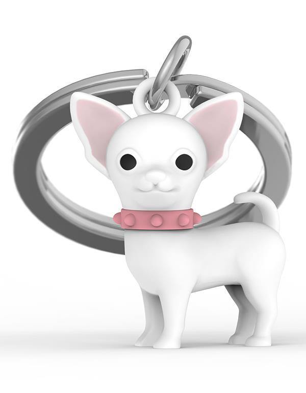 Chihuahua Köpek Anahtarlık Çelik Halkalı  Bonvagon Metalmorphose
