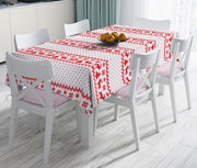 Christmas Özel Tasarım Dijital Baskılı Masa Örtüsü Bonvagon