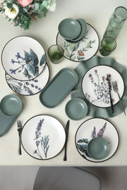 Çiçek Bahçesi 6 Kişilik Kahvaltı Takımı 14 Parça Bonvagon