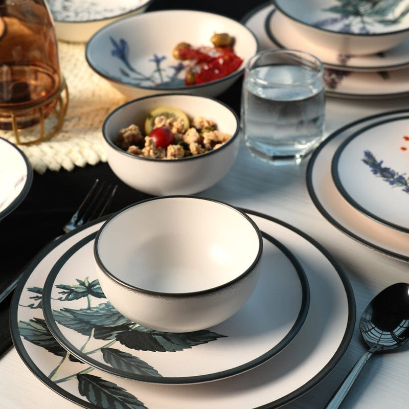 Çiçek Bahçesi Yemek Takımı 24 Parça 6 Kişilik 18938 -39-40-41-42-43-68 Bonvagon