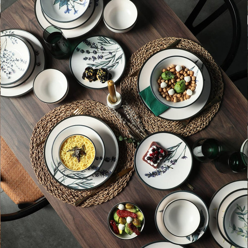 Çiçek Bahçesi Yemek Takımı 24 Parça 6 Kişilik 18938 -39-40-41-42-43-68 Bonvagon