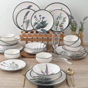 Çiçek Bahçesi Yemek Takımı 24 Parça 6 Kişilik 18938 -39-40-41-42-43-68 Bonvagon