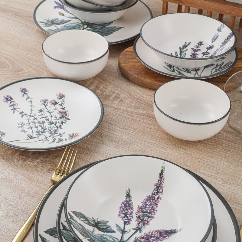 Çiçek Bahçesi Yemek Takımı 24 Parça 6 Kişilik 18938 -39-40-41-42-43-68 Bonvagon