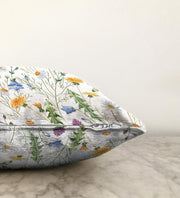 Çiçek Desenli Dijital Baskılı Raşel Kadife Yastık Kırlent Kılıfı Bonvagon