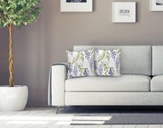 Çiçek Desenli Dijital Baskılı Yastık Kırlent Kılıfı 43x43cm Bonvagon