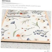 Çiçekli Kaymaz Servis Matı Bonvagon