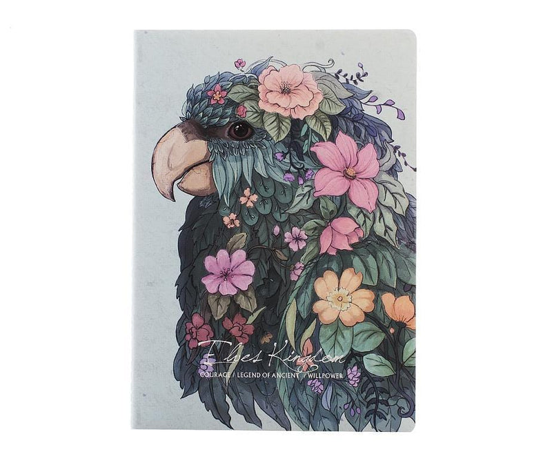 Çiçekli Kuş Defter 185x258mm Bonvagon