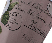 Çiçekli Metal Kova Bonvagon