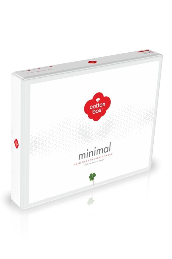 Çift Kişilik Nevresim Takımı Minimal Best Pembe Lastikli Çarşaf
