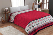 Çift Kişilik Pamuklu Yılbaşı Battaniye 180x220 Carmelo