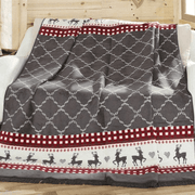 Çift Kişilik Pamuklu Yılbaşı Battaniye 180x220 Jesus Bonvagon