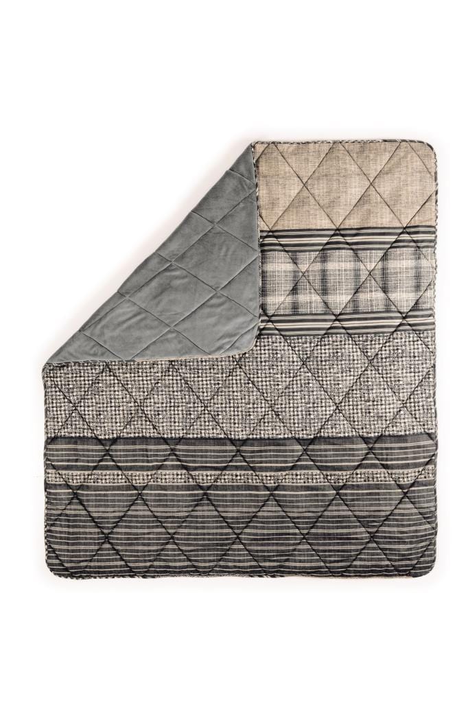 Çift Kişilik Yorgan Velvet Timbre Antrasit Bonvagon