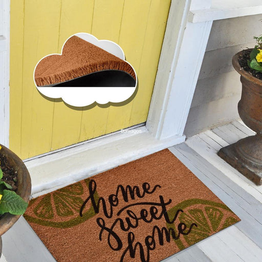 Citrons Doğal Koko Hindistan Cevizi Kapı Önü Paspas 60x40cm Bonvagon