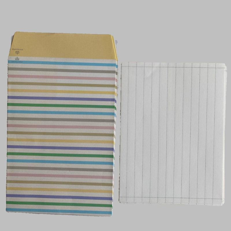 Çizgili Mektup Kağıdı Sarı Bonvagon