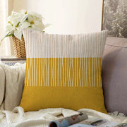 Çizgili Retro Tasarımlı Dijital Baskılı Dekoratif Raşel Kadife Yastık Kırlent Kılıfı Bonvagon