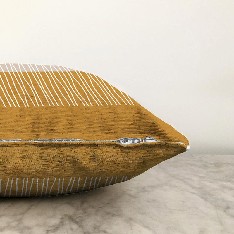 Çizgili Retro Tasarımlı Dijital Baskılı Dekoratif Raşel Kadife Yastık Kırlent Kılıfı Bonvagon