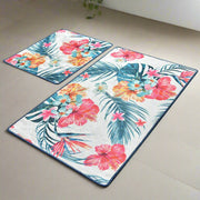 Claire Dijital Baskılı 2li Set Banyo Halısı, Kaymaz Taban, Yıkanabilir Bonvagon