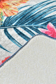 Claire Dijital Baskılı 2li Set Banyo Halısı, Kaymaz Taban, Yıkanabilir Bonvagon