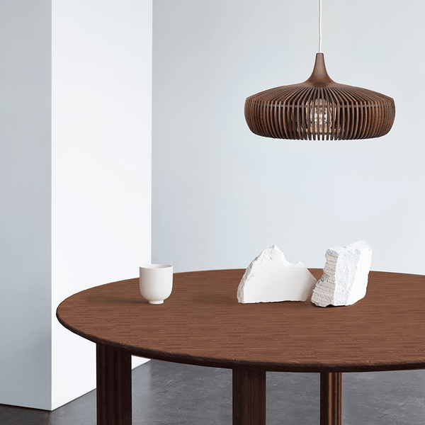 Clava Dine Ahşap Avize 43cm Koyu Meşe, Aydınlatma Bonvagon