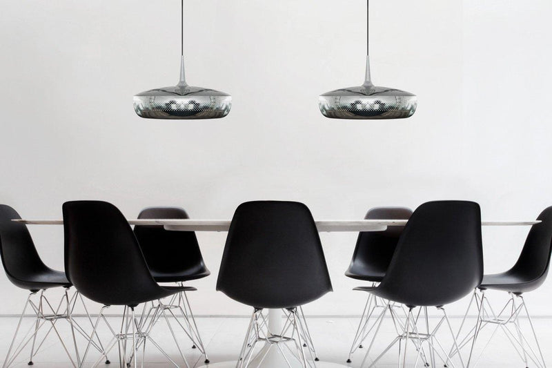 Clava Dine Parlak Gri 43cm Avize, Aydınlatma Bonvagon