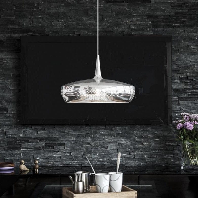 Clava Dine Parlak Gri 43cm Avize, Aydınlatma Bonvagon