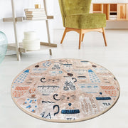 Coffee Cat Dekoratif Dijital Baskılı Mutfak Halısı, Kaymaz Taban, Yıkanabilir Bonvagon