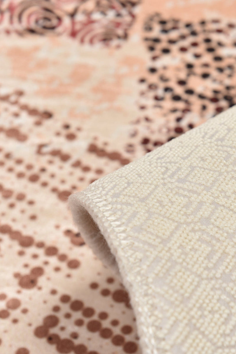 Coffee Dijital Baskılı Mutfak Halısı, Kaymaz Taban, Yıkanabilir Bonvagon