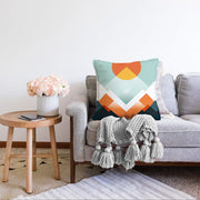 Çok Renkli Dijital Baskılı Modern Raşel Kadife Yastık Kırlent Kılıfı Bonvagon