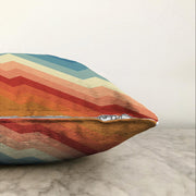 Çok Renkli Dijital Baskılı Modern Raşel Kadife Yastık Kırlent Kılıfı Bonvagon