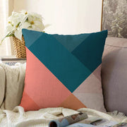 Çok Renkli Dijital Baskılı Modern Raşel Kadife Yastık Kırlent Kılıfı Bonvagon