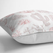 Çöl Bitkisi Desenli Dijital Baskılı Yastık Kırlent Kılıfı 43x43cm Bonvagon