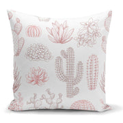 Çöl Bitkisi Desenli Dijital Baskılı Yastık Kırlent Kılıfı 43x43cm Bonvagon