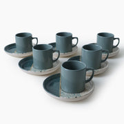 Colored Kahve Takımı 12 Parça 6 Kişilik Bonvagon