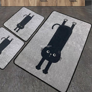 Comfort Gri 3lü Set Dijital Banyo Halısı, Kaymaz Taban, Yıkanabilir Bonvagon