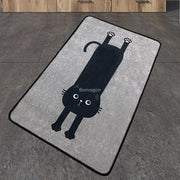 Comfort Gri 70x120cm Dijital Banyo Halısı, Kaymaz Taban, Yıkanabilir Bonvagon