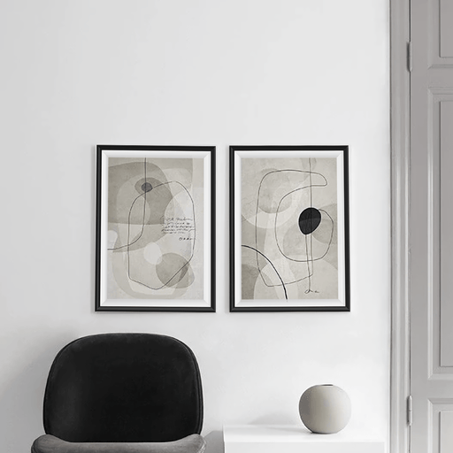 Cool Art 2 Parça Çerçeve Görünümlü Ahşap Tablo Seti Bonvagon