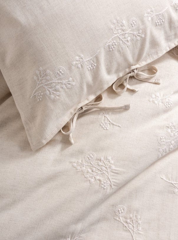 Cotton Keten çift Kişilik Nevresim Takımı Esmira Bonvagon