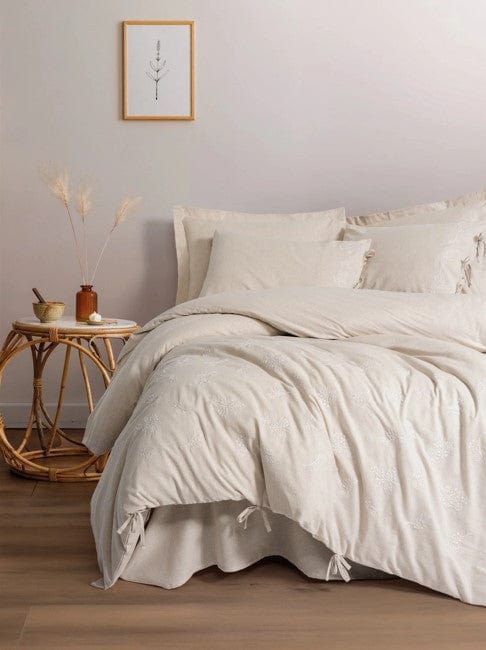 Cotton Keten çift Kişilik Nevresim Takımı Esmira Bonvagon