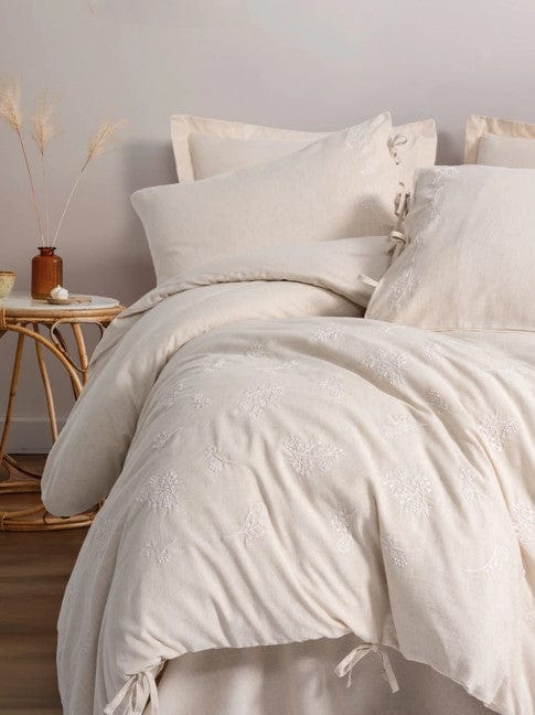 Cotton Keten çift Kişilik Nevresim Takımı Esmira Bonvagon
