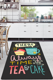 Coupe Dijital Baskılı Mutfak Halısı, Kaymaz Taban, Yıkanabilir Bonvagon