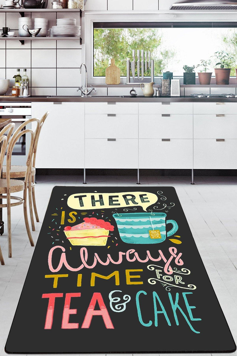 Coupe Dijital Baskılı Mutfak Halısı, Kaymaz Taban, Yıkanabilir Bonvagon