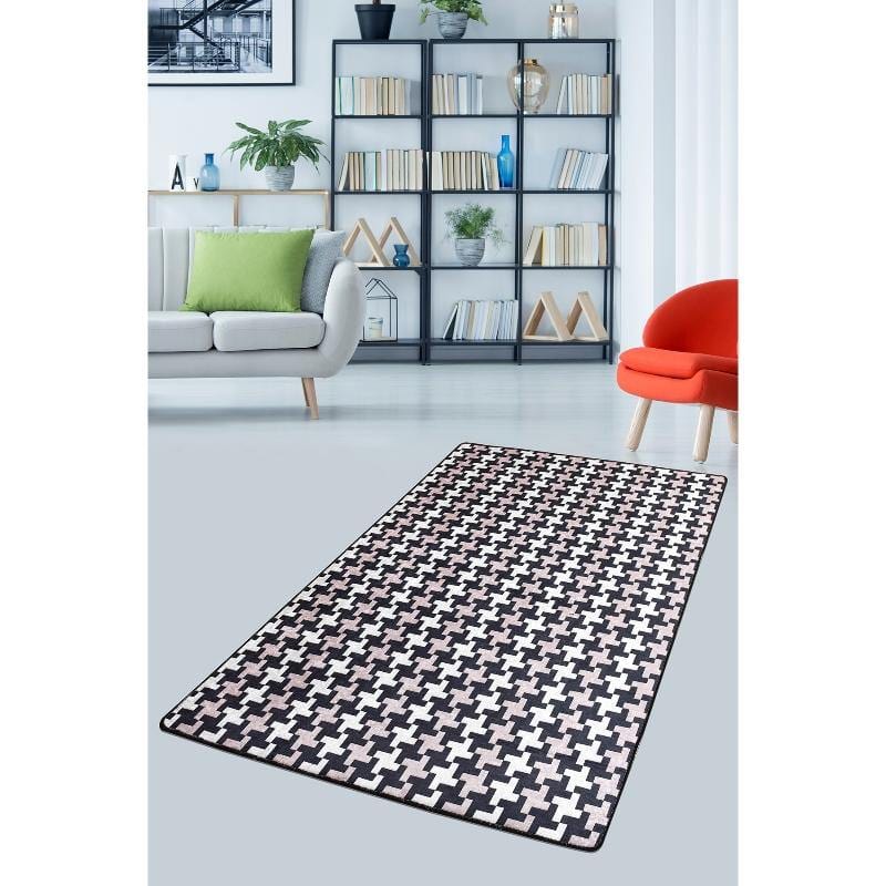 Crowbar Dijital Baskılı Dekoratif Halı, Kaymaz Taban, Yıkanabilir Bonvagon