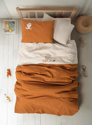 Cuddly Bebek Nevresim Takımı Clever Bej Bonvagon