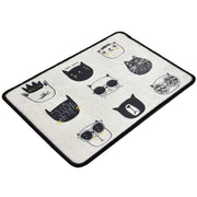 Cutie Dijital Baskılı 40x60cm Banyo Halısı, Kaymaz Taban, Yıkanabilir Bonvagon