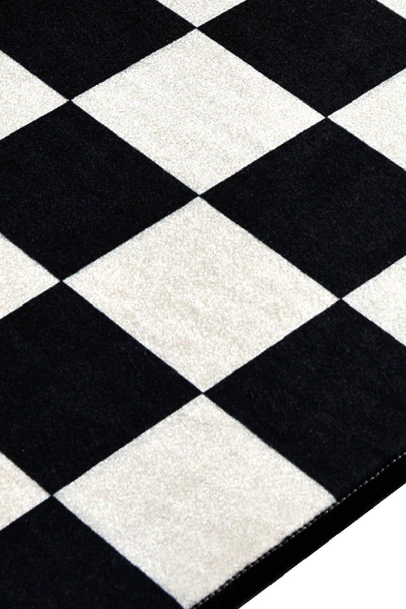 Dama Dijital Baskılı 40x60cm Banyo Halısı, Kaymaz Taban, Yıkanabilir Bonvagon