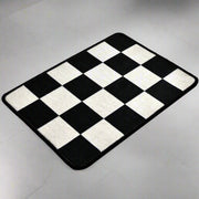 Dama Dijital Baskılı 40x60cm Banyo Halısı, Kaymaz Taban, Yıkanabilir Bonvagon