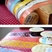 Dantel Desenli Kurdela Çıkartma Lace Seal Sticker 18mm Bonvagon