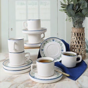 Daphne Stackable Çay Takımı 12 Parça 6 Kişilik 22921-24 Bonvagon